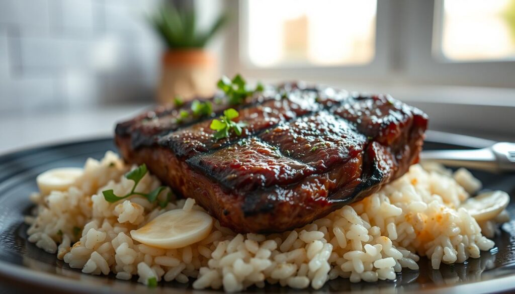 Do steak and rice go together?