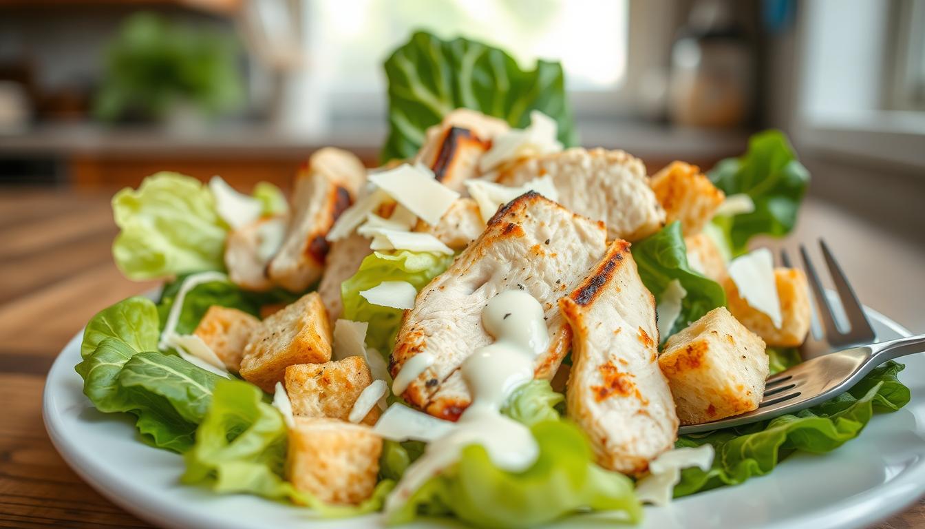 Is a chicken Caesar salad healthy?