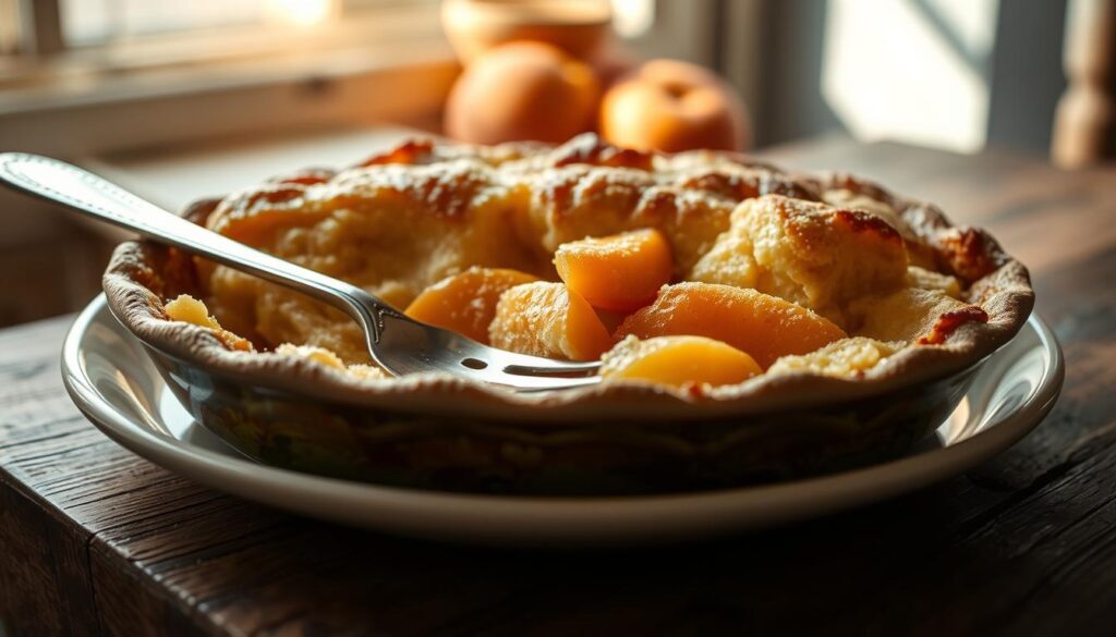 Peach Cobbler with Canned Peaches