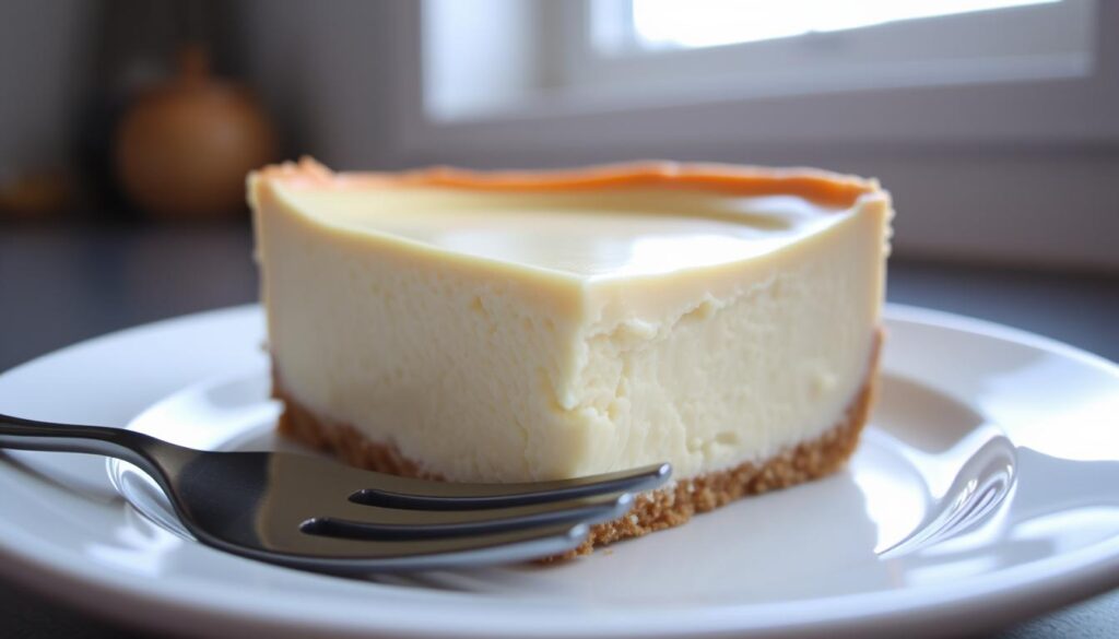 Philadelphia cheesecake texture