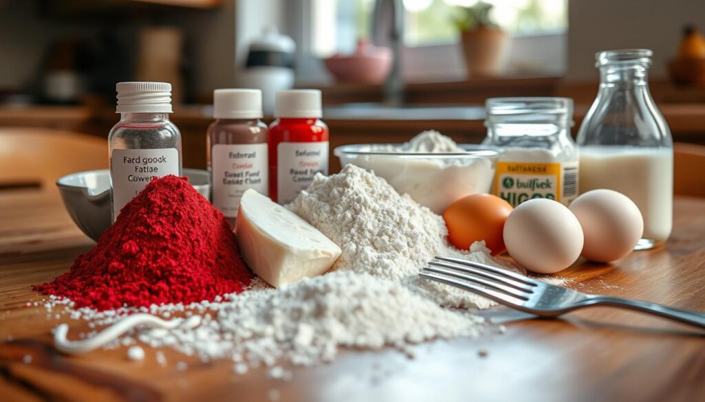 Red Velvet Cake ingredients