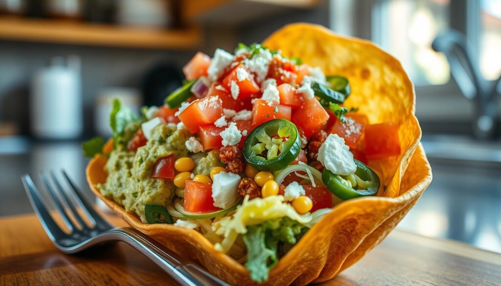 Taco bowl toppings