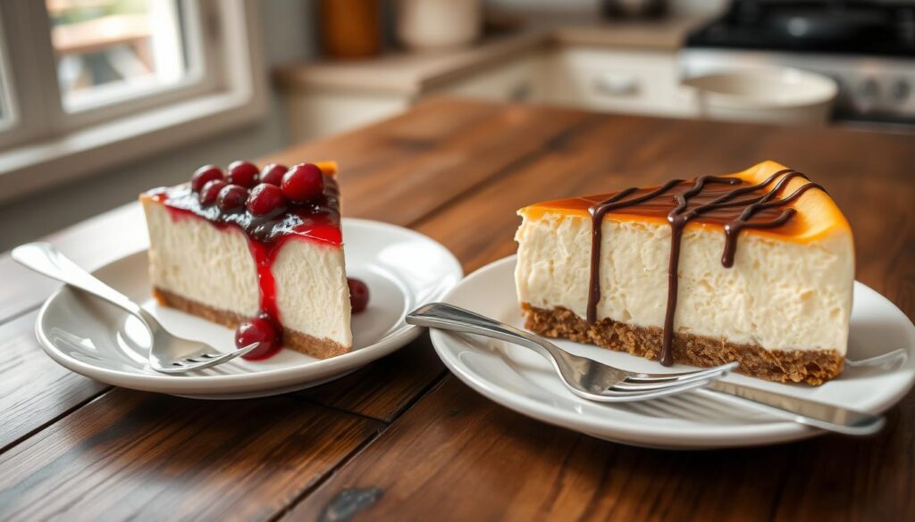 What is the difference between Italian cheesecake and regular cheesecake?