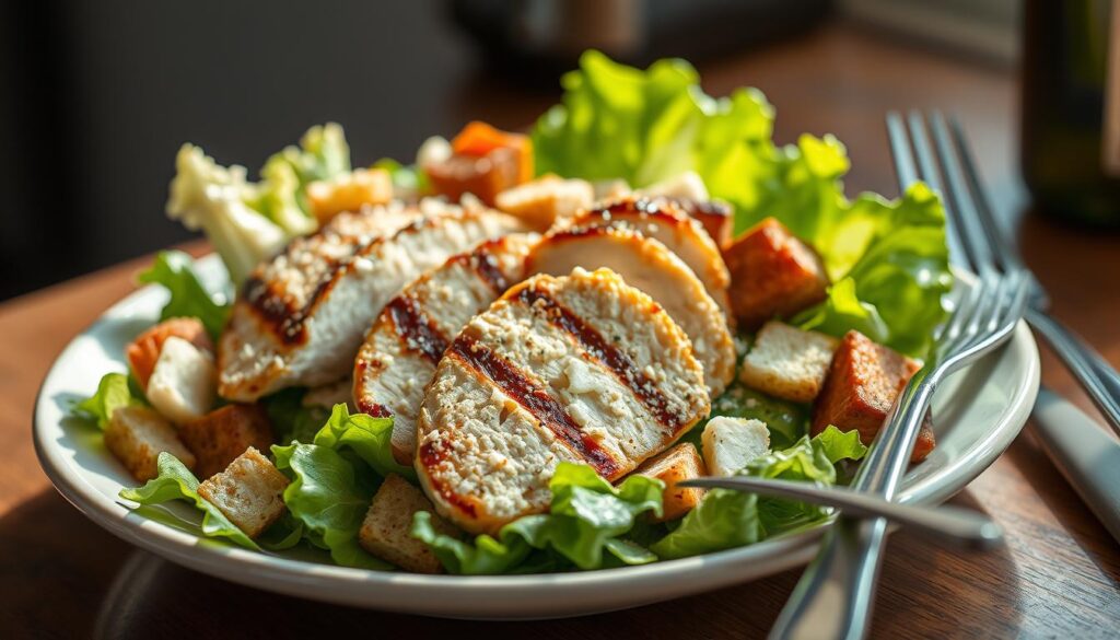 chicken Caesar salad calories