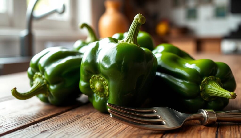 choosing fresh poblano peppers