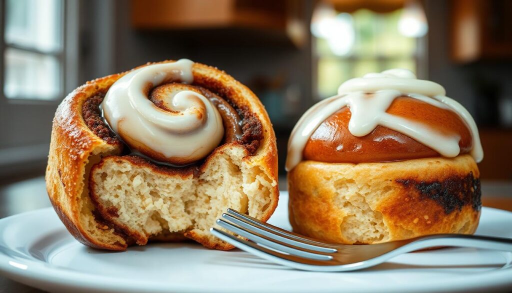 cinnamon roll vs. cinnamon bun