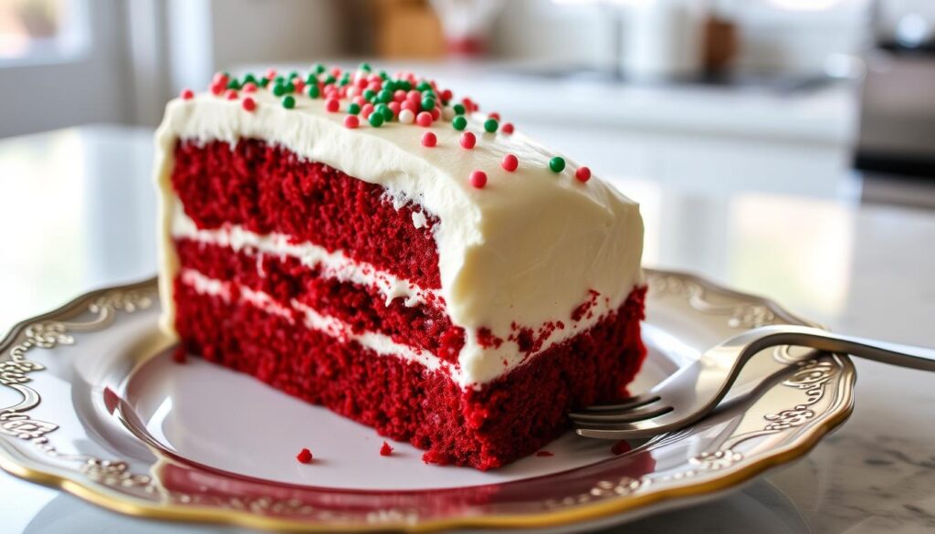 holiday red velvet cake