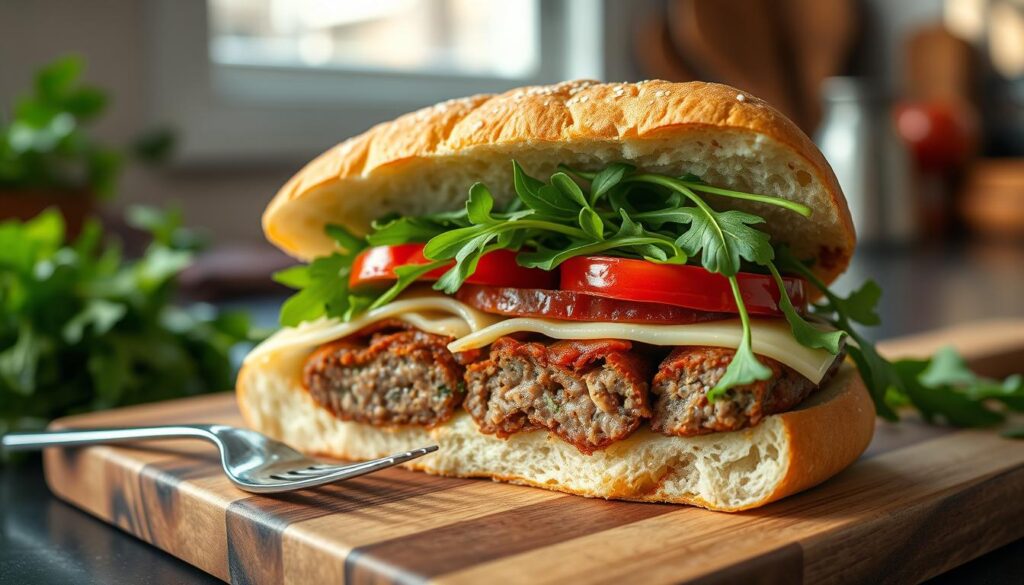 homemade Italian Job Sandwich