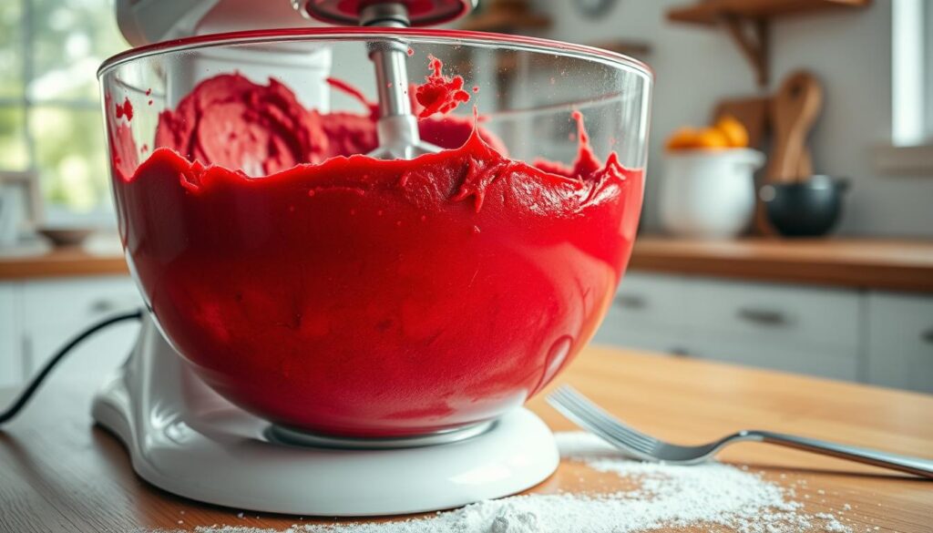 making red velvet cake