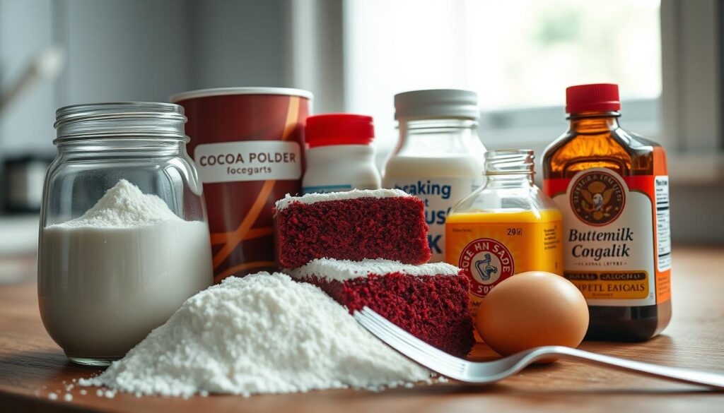 red velvet cake ingredients