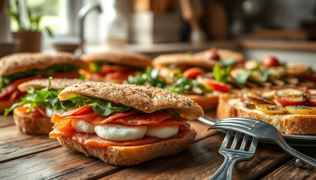 types of panini and Italian tartine